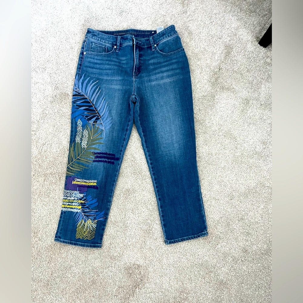 Chico’s cropped summer jean